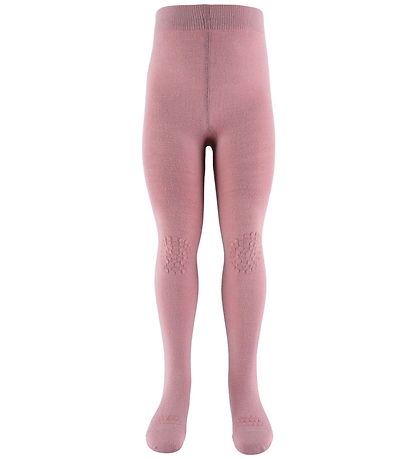 GoBabyGo Strumpbyxor m. Halkskydd - Ull - Rose Blush