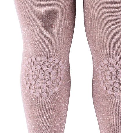 GoBabyGo Tights - Non-Slip - Bamboo - Lavender Glitter