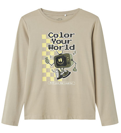 Name It Blússa - NkmVux - Pure Cashmere/Color Your World
