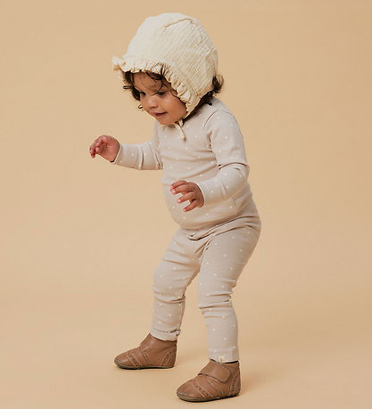 Lil' Atelier Samfella L/æ - Rib - NbfGago - Grey Morn/Heart