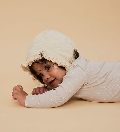 Lil' Atelier Samfella L/æ - Rib - NbfGago - Grey Morn/Heart