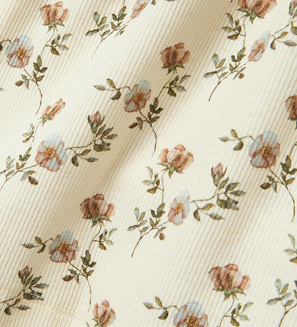 Lil' Atelier Dress - Rib - NmfGavo - Turtledove/Flower