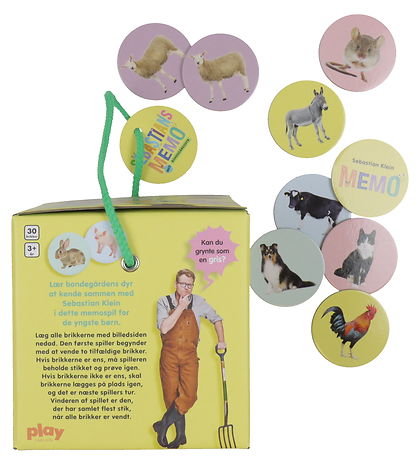 Forlaget Carlsen Memory Game - Sebastian's Memo With Farm Animal