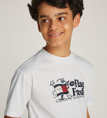 Tommy Hilfiger T-shirt - White w. Print