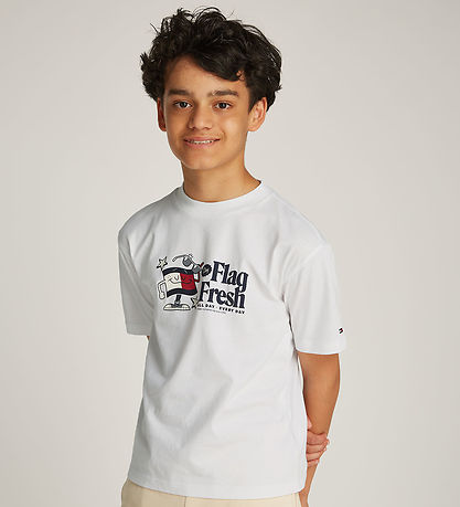 Tommy Hilfiger T-shirt - White w. Print