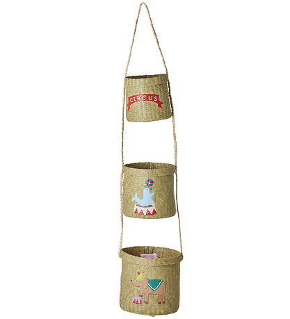 Rice Förvaringskorgar - Raffia - 3 st. - 83 cm - Cirkus