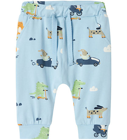Name It Trousers - NbmVroels - Cerulean/Animals In Motion