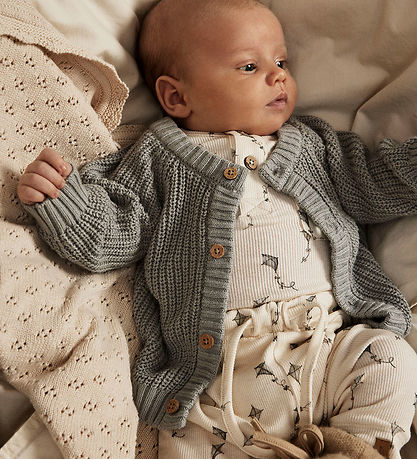 Lil' Atelier Trousers - Rib - NbmGavo - Turtledove/KITES