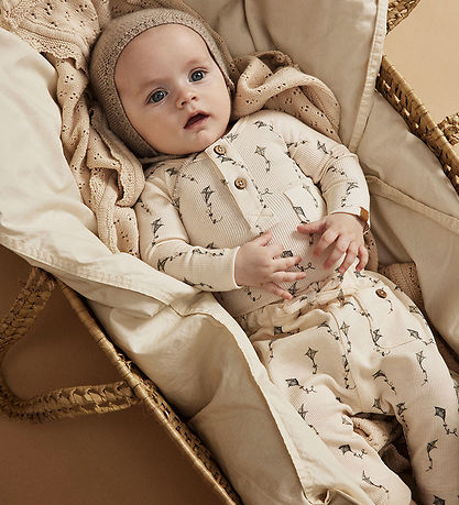 Lil' Atelier Trousers - Rib - NbmGavo - Turtledove/KITES
