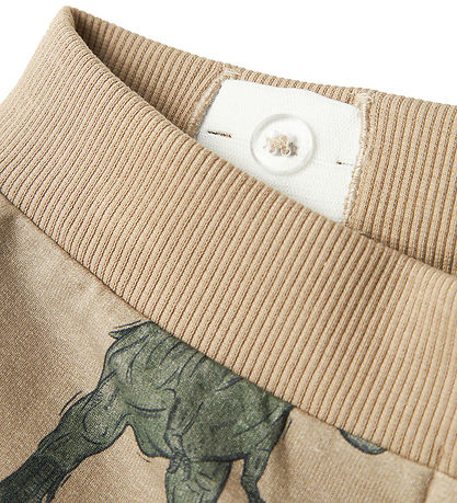 Name It Sweatpants - NmmBenja - Pure Cashmere w. Dino