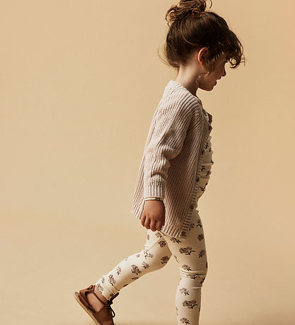 Lil' Atelier Bodysuit L/æ - NmfGavo Eko - Rib - Turtledove/Peony