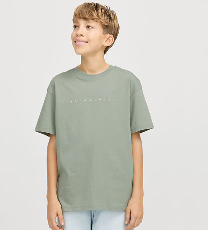 Jack & Jones Stuttermabolur - JjeStar - Noos - Iceberg Green