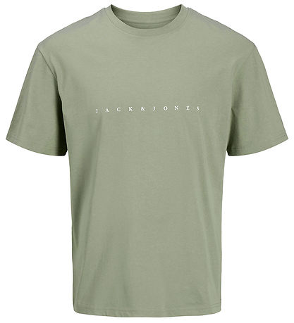 Jack & Jones Stuttermabolur - JjeStar - Noos - Iceberg Green