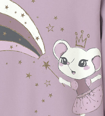 Name It Blouse - NmfValiane - Winsome Orchid/Ballet Mouse