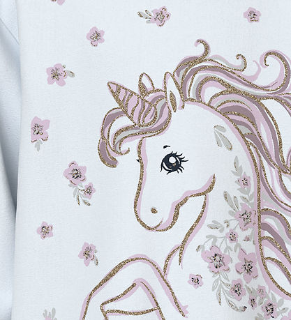 Name It Blouse - NmfValiane - Bright White/Unicorn