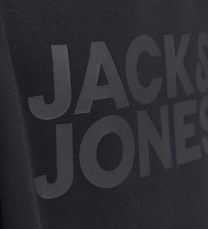 Jack & Jones Hettupeysa - Noos - JjeCorp - Black/Jr/lLarge Prent