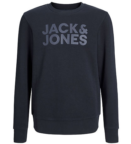 Jack & Jones Sweatshirt - JjeCorp-Logo - Navy Blazer/BIG TONAL