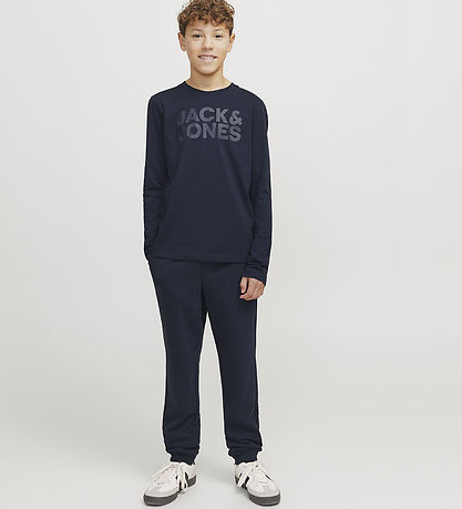 Jack & Jones Sweatpants - JpsGordon - Navy Blazer/TONAL