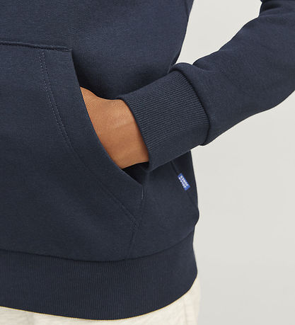Jack & Jones Hoodie - JjeCorp Noos - Navy Blazer/Jr/Large Pr
