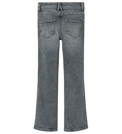 Name It Farkut - Noos - NkfPolly - Skinny Boot - Vaaleanharmaa