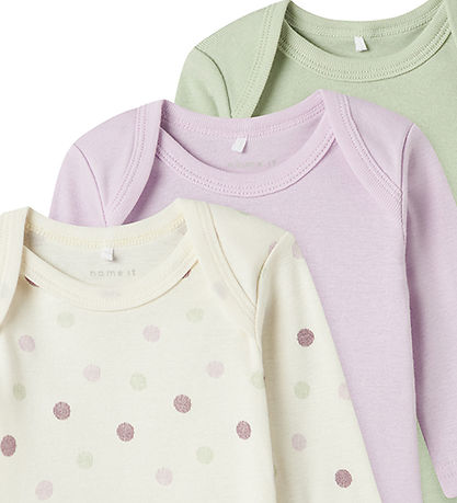Name It Bodysuit L/æ - Noos - 3-Pack - Jet Stream