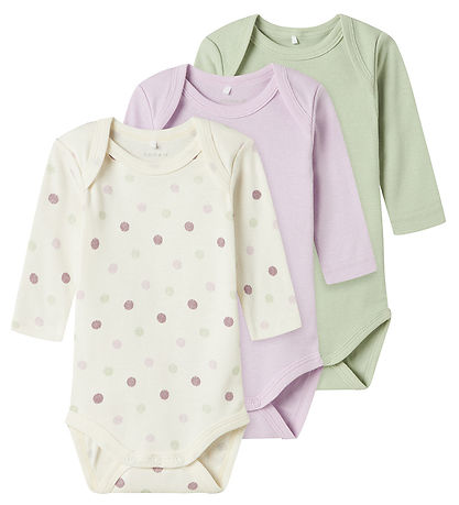Name It Bodysuit L/æ - Noos - 3-Pack - Jet Stream