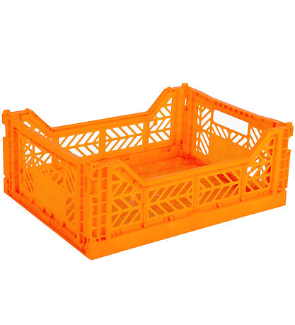 Aykasa Foldable Box - 40x30x15 cm - Midi - Neon Orange
