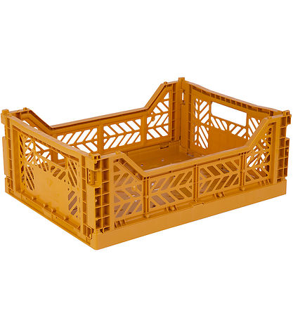 Aykasa Foldable Box - 40x30x15 cm - Midi - Mustard