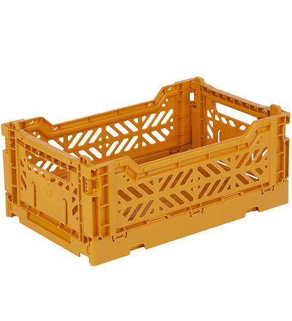 Aykasa Samanbrjótanlegur kassi - 27x17x11 cm - Mini - Mustard