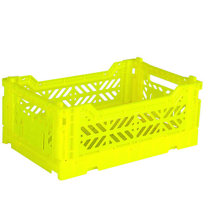 Aykasa Samanbrjótanlegur kassi - 27x17x11 cm - Mini - Neon Yello
