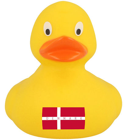 Rubber Duck - Yellow Duck w. Danish Flag