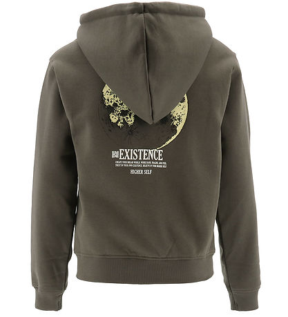 Hound Cardigan - Army w. Globe
