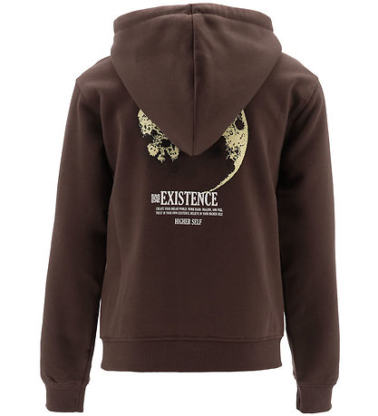 Hound Cardigan - Dark Brown w. Globe