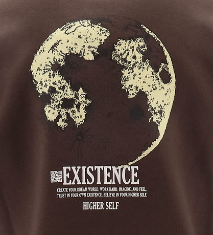 Hound Cardigan - Dark Brown w. Globe