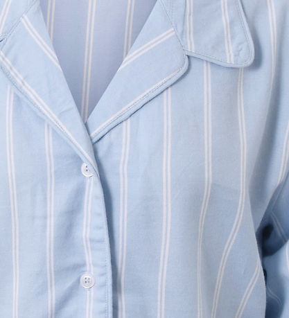 Hound Night shirt - Light blue/White Striped