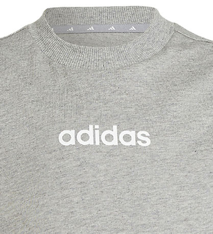 adidas Performance Set - T-shirt/Shorts - LK Lin - MGreyh/White