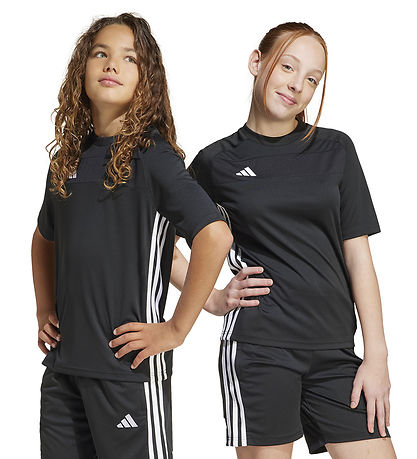 adidas Performance Stuttermabolur - Tiro ES - Black/White