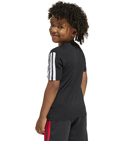 adidas Performance Stuttermabolur - LK 3S - Black/White