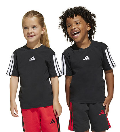 adidas Performance Stuttermabolur - LK 3S - Black/White