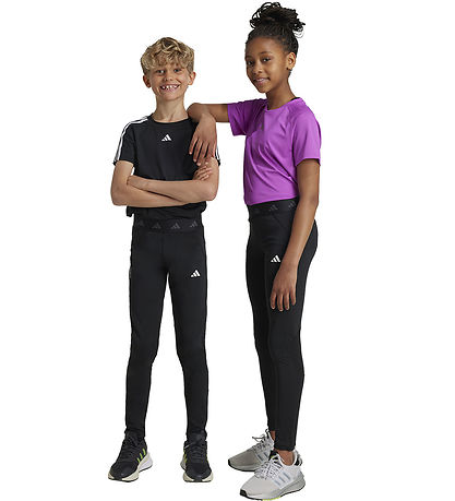adidas Performance Leggings - J TF - Black/Carbon/White