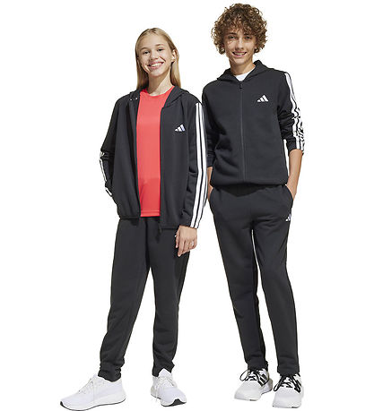 Ensemble de Jogging adidas Performance - J 3S FT TS - Black/Whit