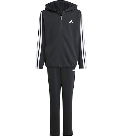 Ensemble de Jogging adidas Performance - J 3S FT TS - Black/Whit