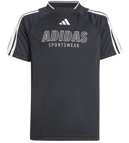 adidas Performance Stuttermabolur - J Hot - Black/White
