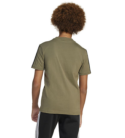 adidas Performance Stuttermabolur - J 3S - Olistr/Black