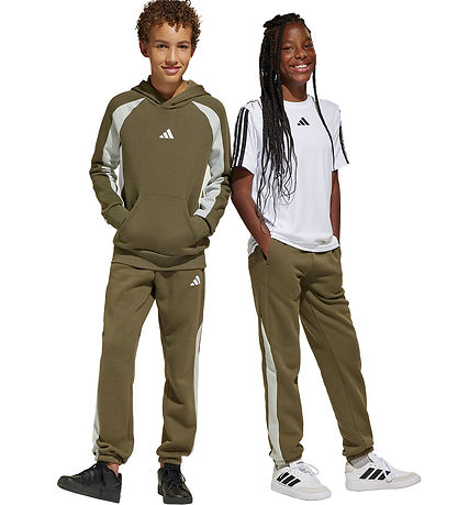 adidas Performance Joggingbuxur - J CB FL PT - Olistr/Wonsil/Whi
