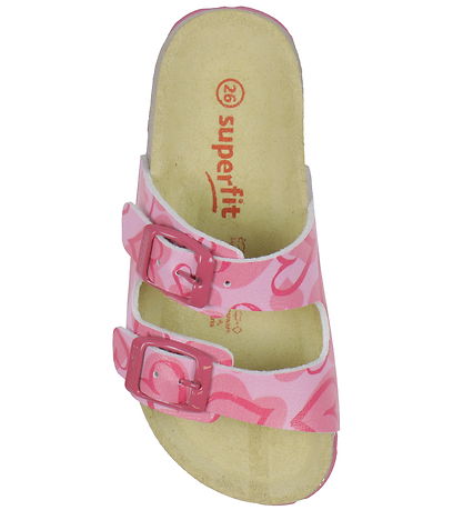 Superfit Sandalar - Fussbett inniskór - Bleikt
