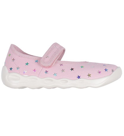 Superfit Innerskor - Bubble - Rosa m. Stjärnor