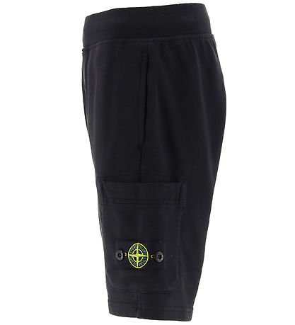 Stone Island Stuttbuxur - Svart M. Lógó