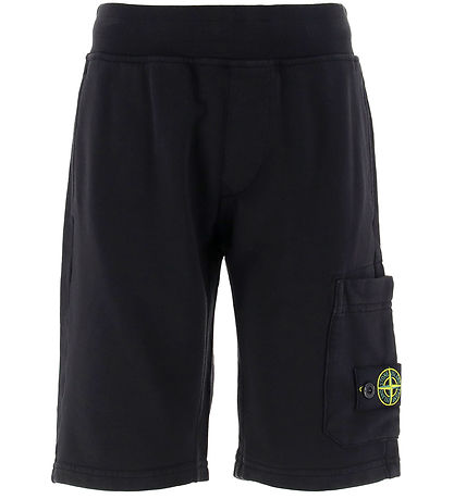 Stone Island Stuttbuxur - Svart M. Lógó