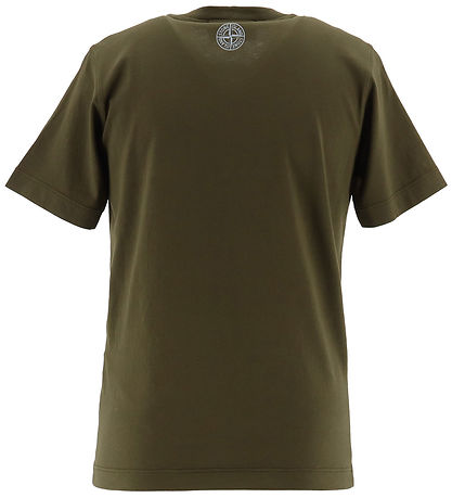 Stone Island T-shirt - Military Green w. Print